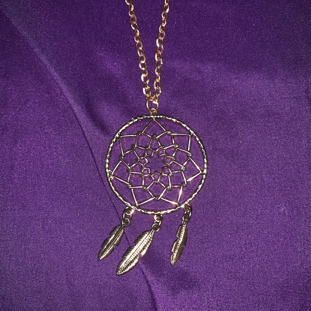 Dream catcher necklace